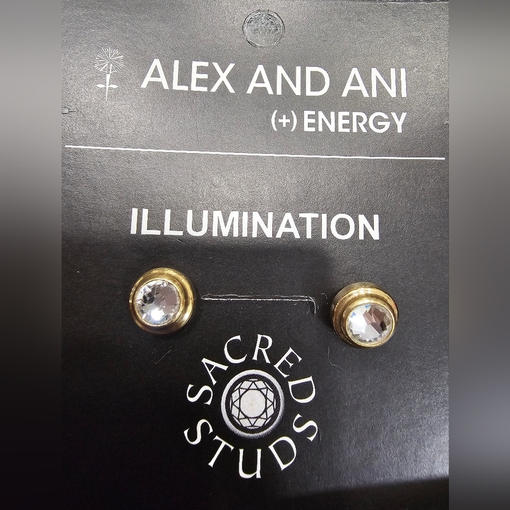 ​Alex and Ani Sacred Studs Post Earrings – Crystal Color Therapy (Illumination)